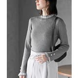 シアーネックリブニットプルオーバー | rps | 詳細画像22 