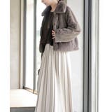 襟付きフェイクファーショートジャケット | rps | 詳細画像22 