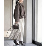 襟付きフェイクファーショートジャケット | rps | 詳細画像24 