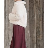 襟付きフェイクファーショートジャケット | rps | 詳細画像3 