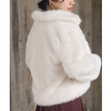 襟付きフェイクファーショートジャケット | rps | 詳細画像8 