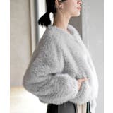 リボン釦フェイクファージャケット | rps | 詳細画像17 