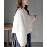 リボン釦フェイクファージャケット | rps | 詳細画像9 