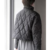 パール付きダイヤキルトソフト中綿ジャケット | rps | 詳細画像16 