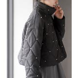 パール付きダイヤキルトソフト中綿ジャケット | rps | 詳細画像17 