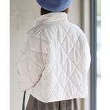 パール付きダイヤキルトソフト中綿ジャケット | rps | 詳細画像8 