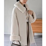 アイボリー | フェイクファーティペットコート | rps