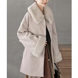 グレージュ | フェイクファーティペットコート | rps