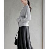 ハートボタンラメフェザークルーネックカーディガン | rps | 詳細画像11 