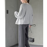 ハートボタンラメフェザークルーネックカーディガン | rps | 詳細画像20 