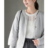 ハートボタンラメフェザークルーネックカーディガン | rps | 詳細画像22 