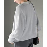 ハートボタンラメフェザークルーネックカーディガン | rps | 詳細画像24 