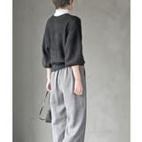 ハートボタンラメフェザークルーネックカーディガン | rps | 詳細画像28 