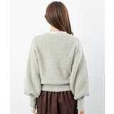 ハートボタンラメフェザークルーネックカーディガン | rps | 詳細画像35 