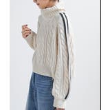 ライン入りタートルケーブルニットプルオーバー | rps | 詳細画像15 