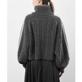 ライン入りタートルケーブルニットプルオーバー | rps | 詳細画像28 