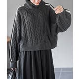 ライン入りタートルケーブルニットプルオーバー | rps | 詳細画像6 