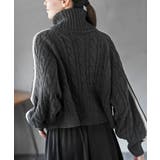 ライン入りタートルケーブルニットプルオーバー | rps | 詳細画像8 