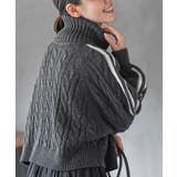 ライン入りタートルケーブルニットプルオーバー | rps | 詳細画像9 