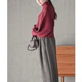 パール付きハイネックケーブルニットプルオーバー | rps | 詳細画像3 