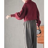 パール付きハイネックケーブルニットプルオーバー | rps | 詳細画像4 