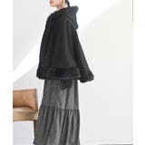 フード付きフェイクファーコート | rps | 詳細画像13 