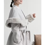 フェイクファーケープ付きコート | rps | 詳細画像15