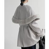 フェイクファーケープ付きコート | rps | 詳細画像16