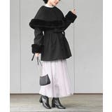 フェイクファーケープ付きコート | rps | 詳細画像22