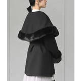 フェイクファーケープ付きコート | rps | 詳細画像25