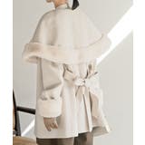 フェイクファーケープ付きコート | rps | 詳細画像8