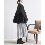 異素材切替パール付きフェイクファーコート | rps | 詳細画像16