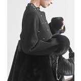 異素材切替パール付きフェイクファーコート | rps | 詳細画像20