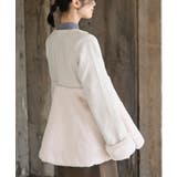 異素材切替パール付きフェイクファーコート | rps | 詳細画像8