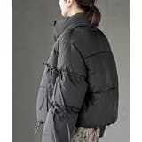 リボン付き中綿スタンドジャケット | rps | 詳細画像15 