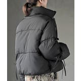 リボン付き中綿スタンドジャケット | rps | 詳細画像16 