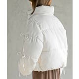 リボン付き中綿スタンドジャケット | rps | 詳細画像7 