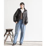 フェイクレザーリブブルゾン | rps | 詳細画像10