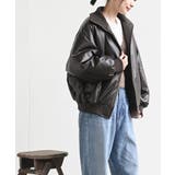 フェイクレザーリブブルゾン | rps | 詳細画像11