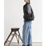 フェイクレザーリブブルゾン | rps | 詳細画像13