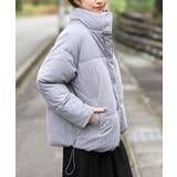 グレー | コーデュロイ中綿スタンドジャケット | rps