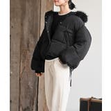 フェイクファーフード付き中綿ジャケット | rps | 詳細画像11 