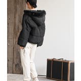 フェイクファーフード付き中綿ジャケット | rps | 詳細画像12 