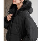 フェイクファーフード付き中綿ジャケット | rps | 詳細画像15 