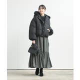 フェイクファーフード付き中綿ジャケット | rps | 詳細画像18 