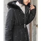 パール付きキルティング中綿コート | rps | 詳細画像7