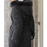 パール付きキルティング中綿コート | rps | 詳細画像9