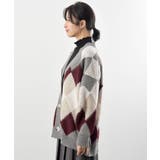 サガラアーガイルニットカーディガン | rps | 詳細画像47 