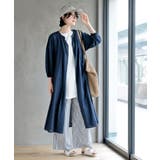 総刺繍バンドカラー9分袖シャツワンピース | rps | 詳細画像21