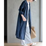 総刺繍バンドカラー9分袖シャツワンピース | rps | 詳細画像24